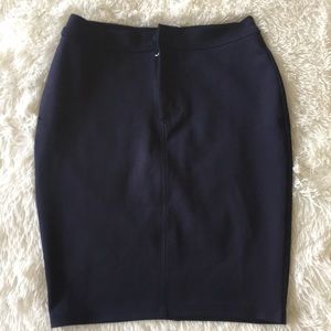 Midi Navy Skirt